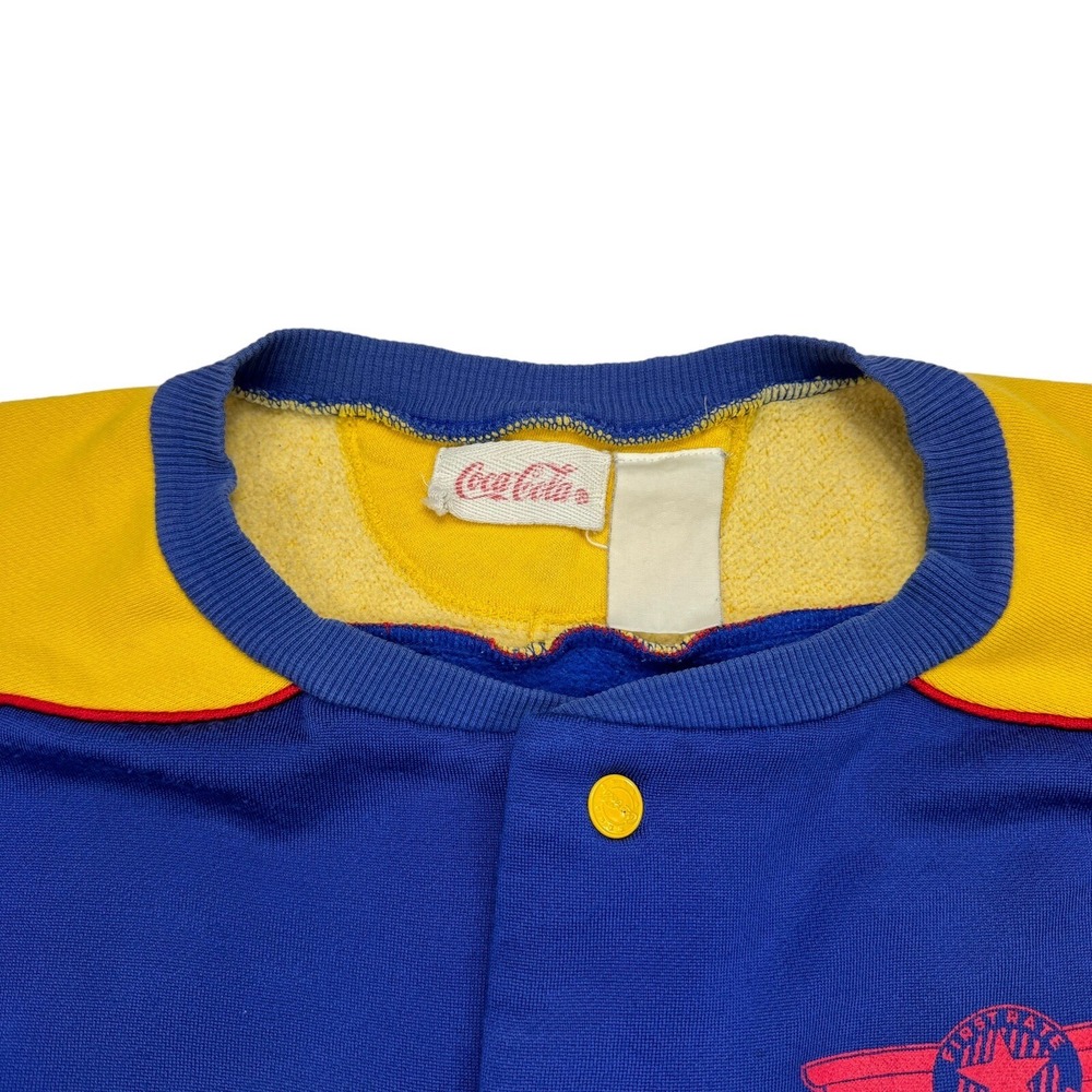 Vintage 1985 Coca Cola Flying Colors Sweatshirt Jacket size Men's Medium? - Picture 5 of 16